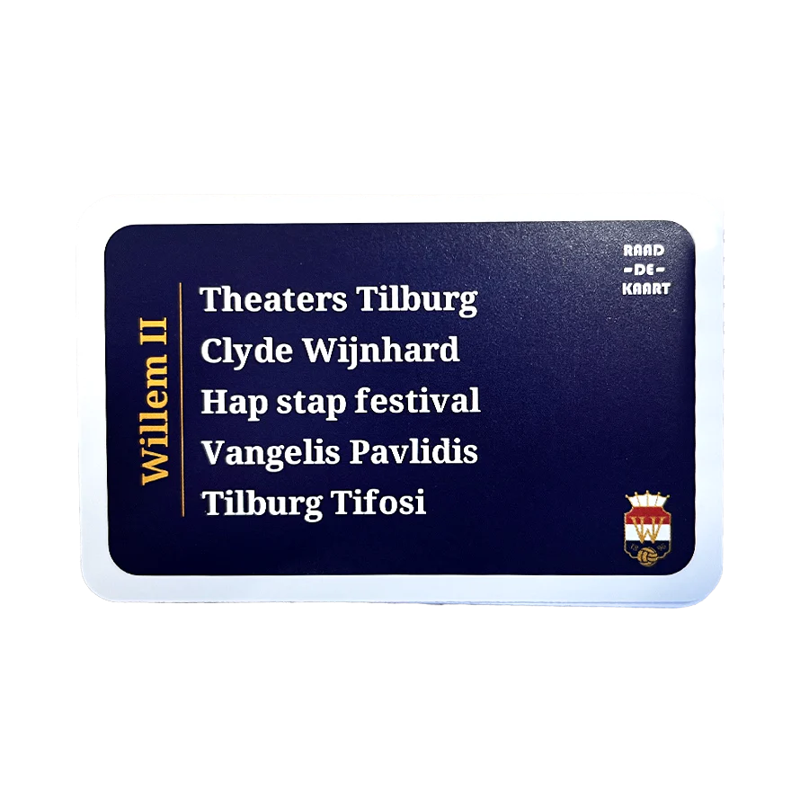 Willem II - Raad de Kaart - Image 4